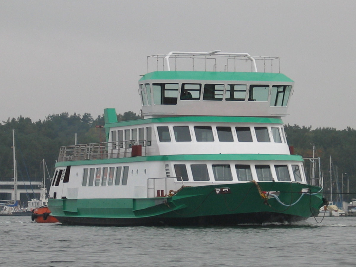 Hull of passenger ferry